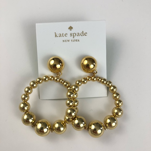 kate spade Jewelry - NWT Kate Spade Gold Light Up the Room Earrings 199